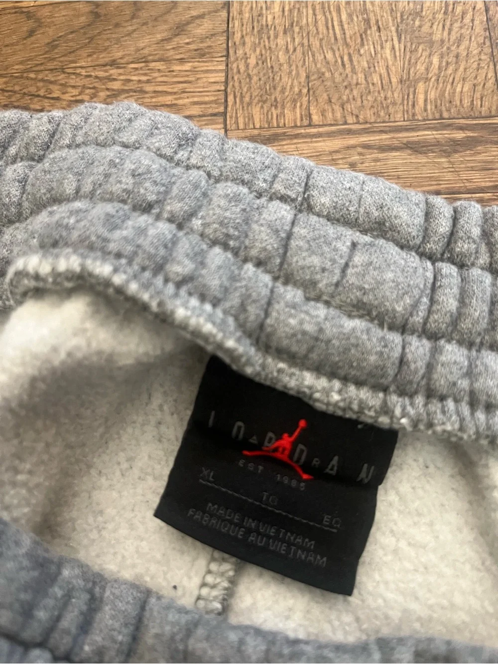 Jordan Jumpman Fleece Sweatpants Carbon Heather Grey Size XL
